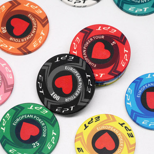 10g casino token di ceramica <span class=keywords><strong>poker</strong></span> <span class=keywords><strong>chips</strong></span> su ordinazione golf mini di alta qualità EPT jetons de <span class=keywords><strong>poker</strong></span> - Product Image 5