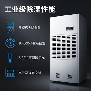 Deshumidificador Industrial de 15 L, 380 V, con Pantalla Digital, para Sótano, Taller, Almacén, Cuarto Eléctrico - Product Image 5