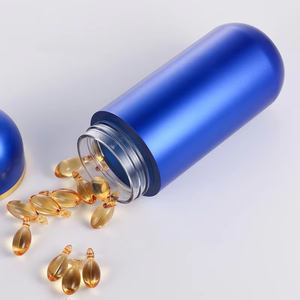 Rỗng huyết thanh bao bì Capsule Shaped nhựa container cho Capsule Pill Tablet Y bao bì rõ ràng chai nhựa viên nang - Product Image 4