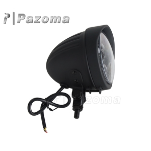 Phare LED 4-1/2 pouces pour <span class=keywords><strong>moto</strong></span>, 30V, 30W, 40W, avec lentille E9, pour Harley Cruiser Bobber Cafe Racer Old School - Product Image 4