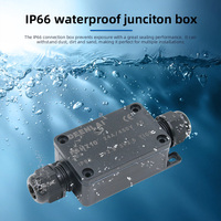 Boîte de jonction étanche Deenlai FSH710 avec joint en caoutchouc, pour extérieur, sous-marine, ignifuge, boîte de connexion de câbles à 2 voies