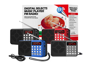 무선 다기능 FM 라디오 플레이어 휴대용 플레이어 무선 다기능 FM 라디오 - Product Image 3