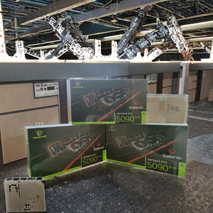 การ์ดจอ Manli Gallardo Geforce RTX 5090 D OC 24GB GDDR7 PCIe 5.0 GPU สำหรับการประมวลผล AI พร้อมพอร์ต DP และพัดลมระบายความร้อนสำหรับเล่นเกม ปี 2025 - Product Image 3