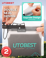UTOBEST Poche à eau isolée 3L en TPU, étanche, sans BPA, écologique, avec valve Push-Pull pour la randonnée, la course à pied et le cyclisme