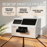 Mesin Printer UV AI Cerdas, Printer UV 3D Tekstur LED Flatbed, Mesin Pencetak Casing Ponsel, Mesin Pencetak Cover Ponsel Kustom
