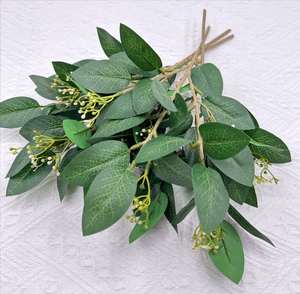 Venta caliente hojas verdes semillas de <span class=keywords><strong>eucalipto</strong></span> de seda para la decoración de la boda - Product Image 1