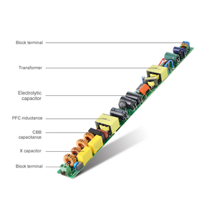 Driver LED linéaire étanche DC24V AC-DC 60W pour intérieur, boîtier plastique, protection IP20, gradation 0-10V/PWM/<span class=keywords><strong>Dali</strong></span>, certifié CE - Product Image 2