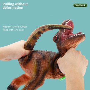 Dinosaurio realista PVC vinilo juguete personalizado Animal figura educación simulación para niños Material plástico con función de creación de sonido - Product Image 4