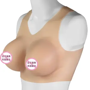 Hot Selling Fake Boobs Tits Realistic Silicone Breast Bra For Shemale Latex Transgender Crossdresser