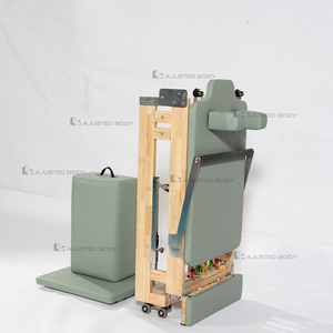 Reformer Plegable Compacto de Roble para Ejercicios en Casa, Yoga, Ejercicios de Core, Fácil de Guardar, Equipo de Estiramiento A013 Roble - Product Image 6