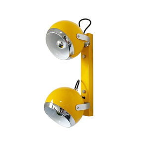 <b>Wall</b> Lamp Yellow Dual Head Adjustable E27 Led <b>Light</b> Source For Bedroom Living Room Study Nordic Style - Product Image 5