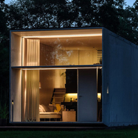 Bâtiment d'appartements modulaire préfabriqué détachable, maison conteneur à prix abordable, villa avec plan d'étage, maison conteneur habitable