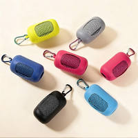 Serviette de sport en microfibre de silicone portable créative à vente chaude, séchage rapide, rafraîchissante, serviette de fitness, techniques de tissage, vente en gros