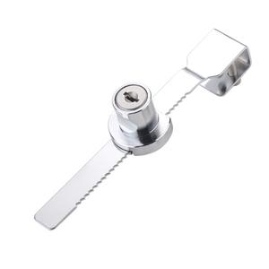 Serrated <b>Lock</b> Glass Door <b>Lock</b> Display Case Single Double Sliding Cigarette <b>Cabinet</b> Window <b>Lock</b> No Furniture Furniture <b>Locks</b> - Product Image 3