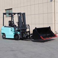Chariot élévateur électrique autoporté CE 2, 3 et 4 tonnes pour la manutention de palettes et la gestion des stocks en entrepôt intérieur