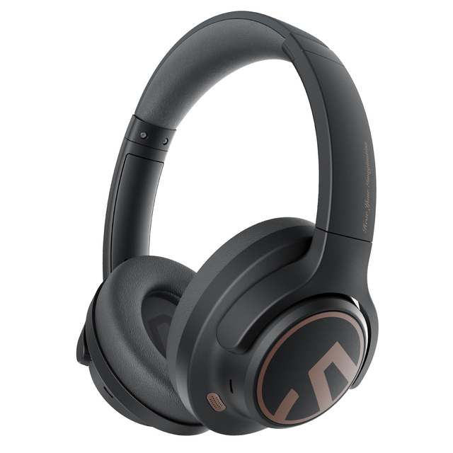 SoundPEATS Space Hybrid Active Noise Cancelling Headphones Waterproof Headset for Workout/Running/Gym
