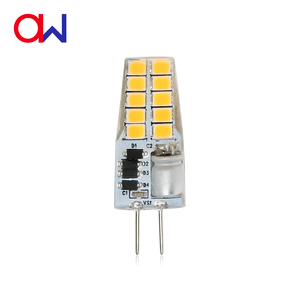 Ampoule LED G4 AC DC12V avec couvercle en silicone, 20SMD, angle de faisceau 360°, sans scintillement, remplacement de l'halogène pour éclairage d'accentuation de vitrine - Product Image 3