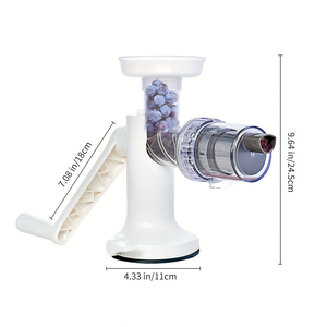 Exprimidor Manual <span class=keywords><strong>de</strong></span> Acero Inoxidable, Exprimidor Manual <span class=keywords><strong>de</strong></span> Alta Resistencia con Manivela para Jugo <span class=keywords><strong>de</strong></span> Naranja, Granada y Limón - Product Image 5