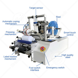 Etiquetadora Manual Semiautomática de Alta Calidad ORME para Latas de Cerveza y Botellas Redondas con Codificador de Fecha de Impresión - Product Image 2