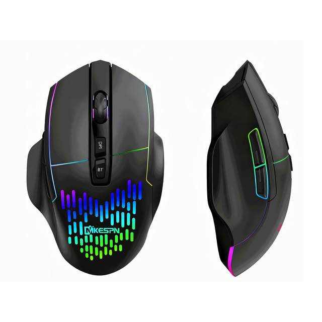 Computer Accessories Three-modes Charging Wireless RGB Gaming Mouse With USB Charging Cable