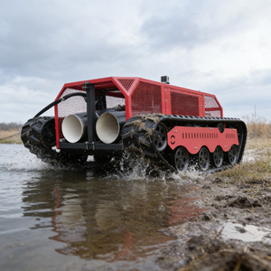 Châssis de robot sous-marin <span class=keywords><strong>AVA</strong></span>-U13 avec capacité maximale. Base électrique pour applications de drainage des inondations, portée de contrôle de 1200 m en eau profonde - Product Image 1