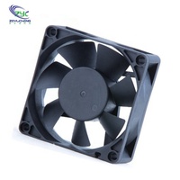 Offre Spéciale 60mm 70mm 80mm Bldc 12V 24V 48V ventilateur à flux axial silencieux électrique double roulement à billes 7 lames pour le refroidissement OEM ODM pris en charge