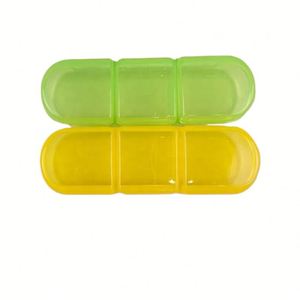 กล่องใส่ยาแบบพกพา 3 ช่อง ขนาดใหญ่ พร้อมฟังก์ชั่นแบ่งบรรจุภัณฑ์ - Product Image 3