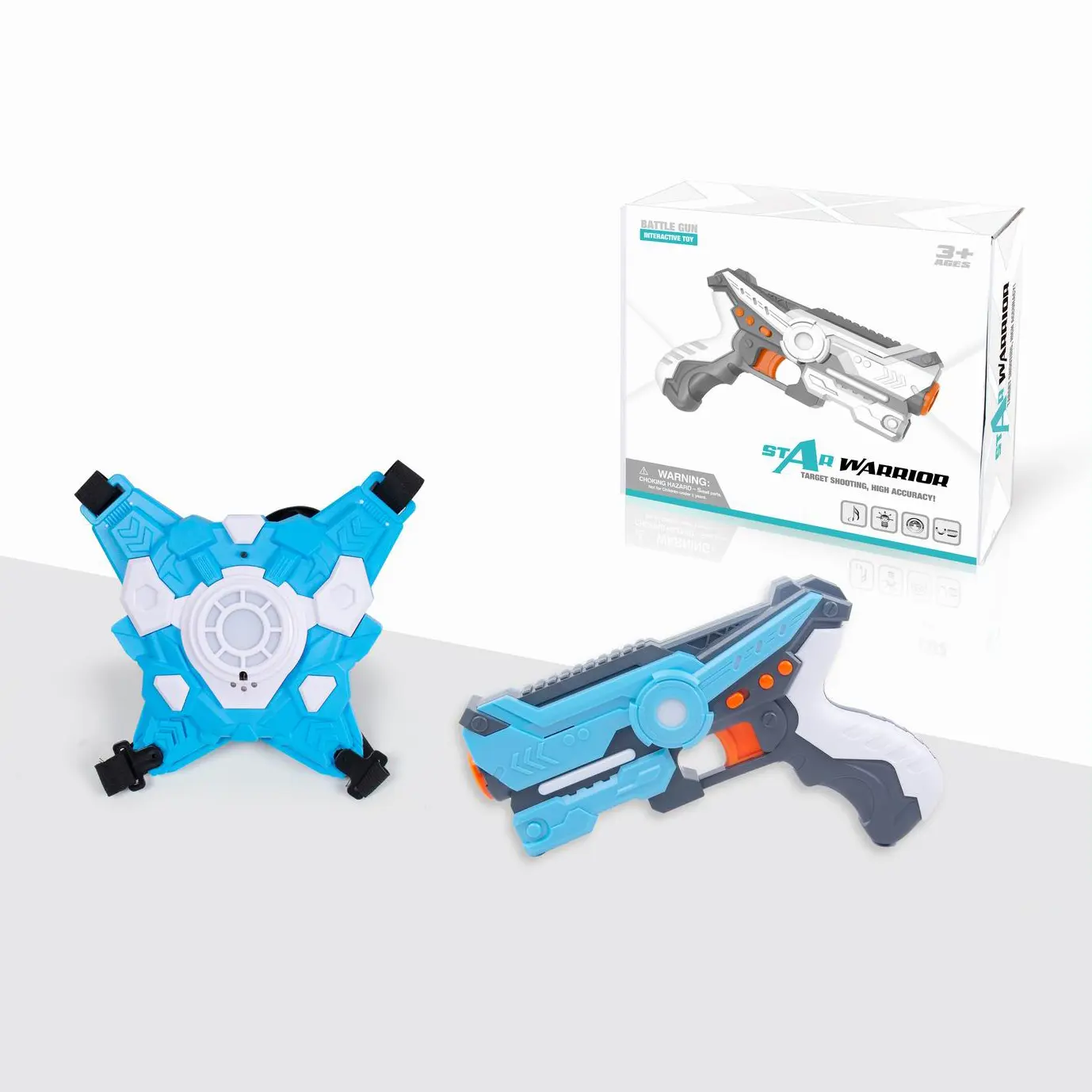 Pistola de juguete modificados de extensión de extensión de plástico de plástico WOR KER 