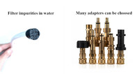 Pistolet à mousse réglable pour équipement de lavage de voiture avec connecteur rapide 1/4 Générateur de mousse de savon