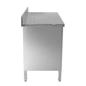 Plan de travail de cuisine en acier inoxydable robuste avec armoire |   Équipement de cuisine commerciale pour restaurant, hôtel, cuisine domestique - Product Image 4