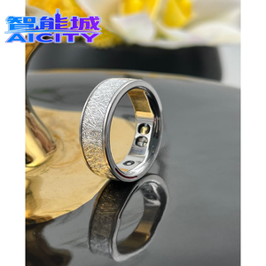 AICITY แหวนอัจฉริยะสำหรับคู่รัก วัดค่าออกซิเจนในเลือด อุณหภูมิ ความเครียด HRV ติดตามการออกกำลังกาย ควบคุมโทรศัพท์ได้ พร้อมฟังก์ชั่นหลากหลาย รุ่น 5 - Product Image 5
