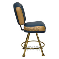 Chaises de casino TaoQi, nouveau design, dorées, haute qualité, personnalisables, chaises pour machines à sous, tabourets de bar confortables pour hôtel, K1178