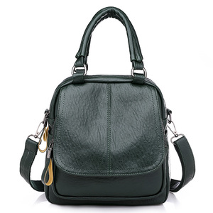 <span class=keywords><strong>Sac</strong></span> à <span class=keywords><strong>dos</strong></span> épais pour femmes, nouveau style coréen, tendance, en <span class=keywords><strong>cuir</strong></span> PU souple, élégant, polyvalent, simple, style universitaire, décontracté, voyage - Product Image 6