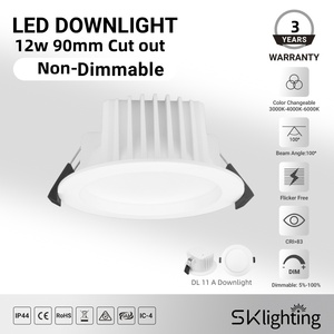 Faretto LED da Incasso Europeo 12W 3CCT SAA, Lampada per Casa, Hotel, Soggiorno, Camera da Letto, Illuminazione Commerciale Dimmerabile IP44 - Product Image 1