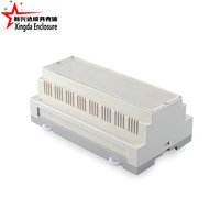 Boîtier transparent pour module de signalisation de canal, avec ventilation verticale, en plastique, pour rail DIN, sortie relais, module de mesure