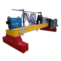 Machine de découpe plasma CNC portable à double rail 2040 2060 pour métaux