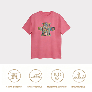 T-shirt Homme Sportif Respirant à Manches Courtes, Teint en Pièce, 100% Coton, Imprimé Uni, Coupe Oversize, Écologique, Séchage Rapide – Nouvelle Collection - Product Image 2