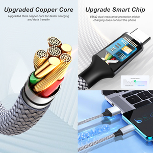 Vente en gros 3A Câble USB-C à USB-A Type c Câble de données USB Chargeur rapide <span class=keywords><strong>Cordon</strong></span> rapide Charge rapide Compatible <span class=keywords><strong>Samsung</strong></span> Galaxy S10 <span class=keywords><strong>S9</strong></span> - Product Image 5