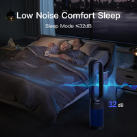 Tour de ventilateur électronique de purification d'air 3 en 1 avec filtre HEPA