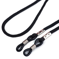 Cordon de lunettes en polyester durable, cordon de maintien pour lunettes de sport, sangle colorée pour lunettes de soleil