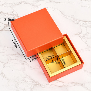4 adet mısır nişastası çikolata hediye kutusu Ferrero ürünleri için gıda kullanımı için boş DIY kar tanesi pasta ambalaj - Product Image 5