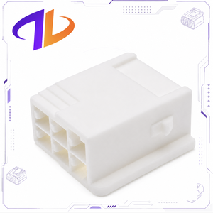 Connecteur de faisceau de câbles automobile 6098-2680 compatible, 6 broches femelles, 2,3 mm, SL 090, contact en cuivre non scellé, boîtier en nylon, 12V 3A - Product Image 2