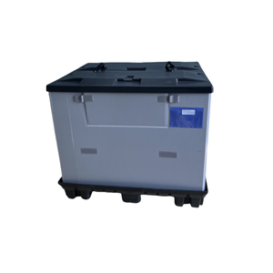 Pollyfavo Tùy Chỉnh Lớn Công Nghiệp Gấp Container Trọng Lượng Nhẹ Nhiệm Vụ Nặng Nề Có Thể Tái Chế PP nestable Đồ Nội Thất Tự Động Nhựa - Product Image 4