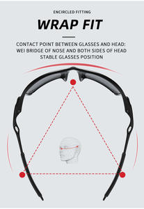 Lunettes de soleil PC <span class=keywords><strong>X</strong></span> carrées élégantes de haute qualité, plusieurs couleurs de monture pour le cyclisme et les activités de plein air - Product Image 6