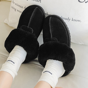 Pantuflas de <span class=keywords><strong>Mujer</strong></span> con Forro de Peluche Suave, Punta Cerrada, para <span class=keywords><strong>Invierno</strong></span>, para el Hogar, Estilo Veraniego - Product Image 6