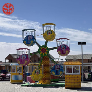 Divertida Rueda de la Fortuna Mini para Exteriores, Rueda de la Fortuna Mini Bidireccional, Juegos Mecánicos para Niños en Venta - Product Image 1
