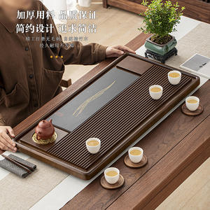 Nouveau Plateau à Thé Domestique 2023 avec Drainage, Table de Cérémonie du Thé en Pierre Noire, Plateau de Service pour Thé - Product Image 1