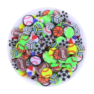 Bolas esportivas 500g argila de polímero mistura bolas para lodo artesanato DIY decoração de unhas copos