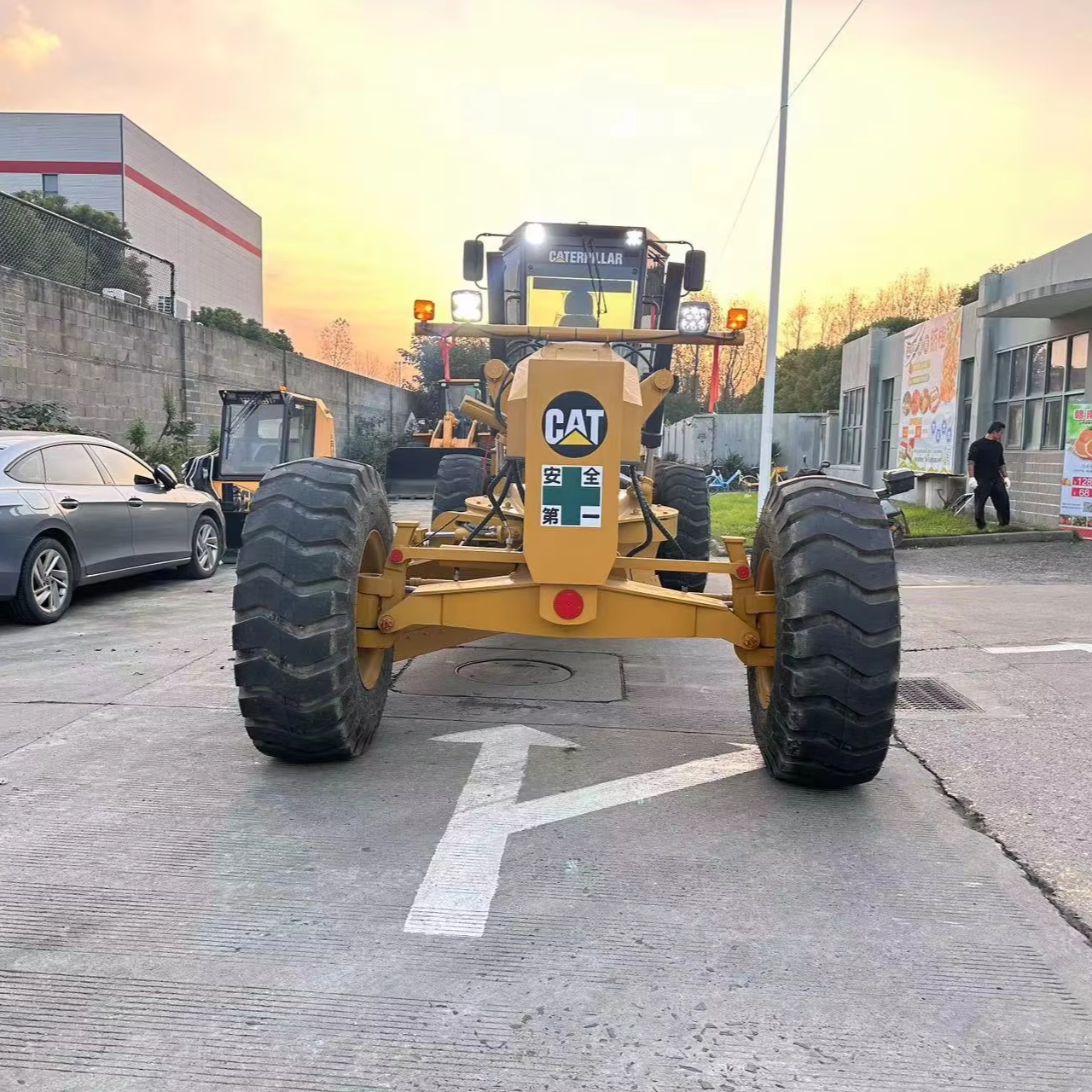 Моторный грейдер Caterpillar CAT140G 140H, 140 для продажи, тяжелое оборудование, землеройный грейдер