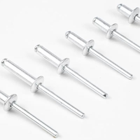 Rivets à tirer en aluminium et fer, à tête ronde et à tête fraisée, DIN7337